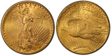 1911-S $20 MS64+