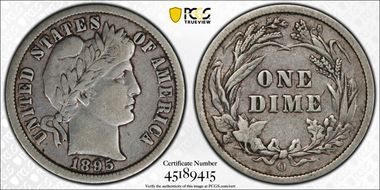 1895-O 10C VF20
