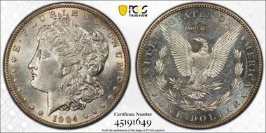 1904-O $1 AU58