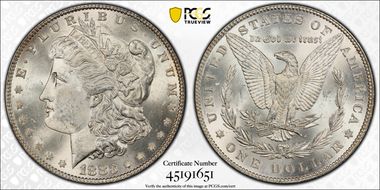 1883 $1 MS63