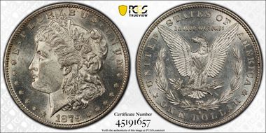 1879-S $1 AU58