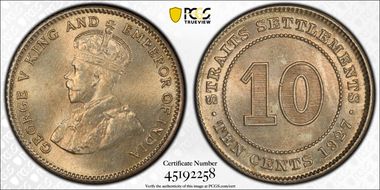 1927 10C MS66
