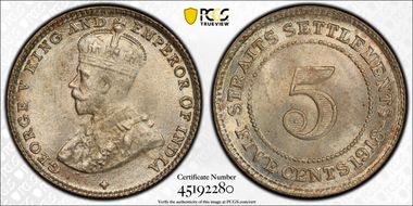 1918 5C MS65