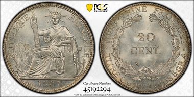 1937 20C Lec-236 MS66