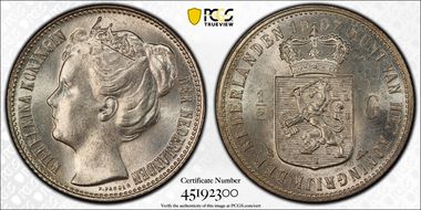 1907 1/2 G KM-121.2  Ag MS65