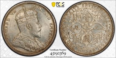 1903-B $1 Prid-2 Raised B AU58