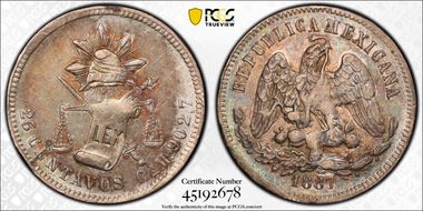 1887/6-Ca M 25C AU53