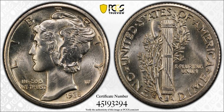 Cert 45193294 - Coin Image