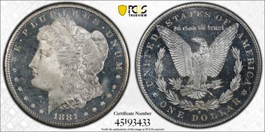 1881-S $1 MS65PL