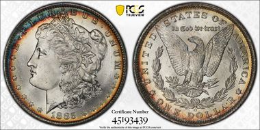 1885-O $1 MS66