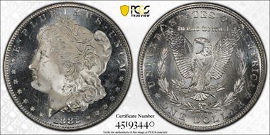 1882-S $1 MS65+
