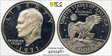 1971-S $1 Silver PR68DCAM