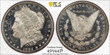 1884-CC $1 MS63DMPL