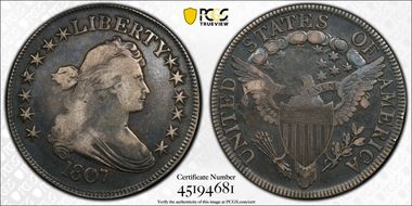 1807 50C Draped Bust F15