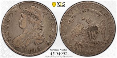 1819/8 50C O-101 VF25