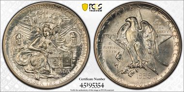 1938-D 50C Texas MS66