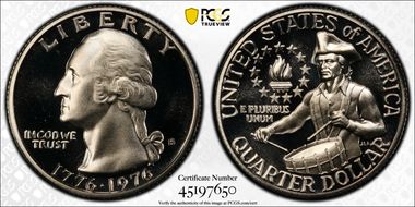 1976-S 25C Silver PR68DCAM