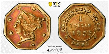 1853 G$1 BG-523 N1