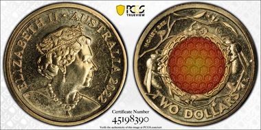 2022-C $2 Honey Bee Colorized MS67
