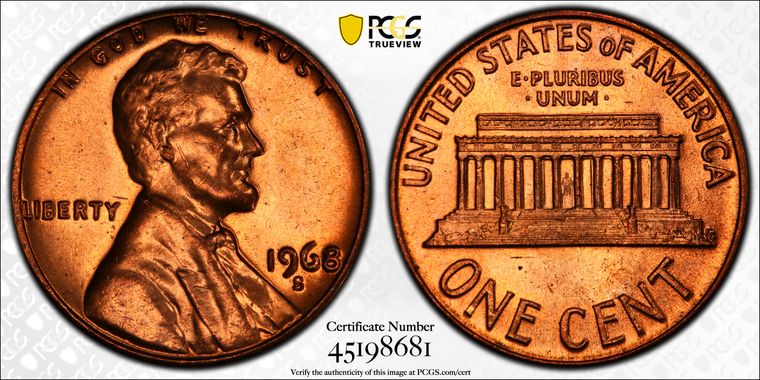 Cert 45198681 - Coin Image