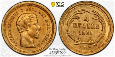 1861-R 4 R KM-135  Au AU58