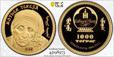 2022 1000 T Mother Teresa Au PR70DCAM