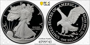 2022-W  $1 Silver Eagle PR69DCAM