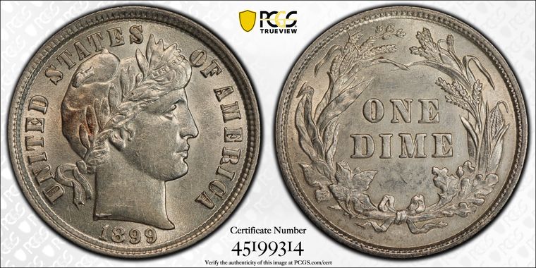 Cert 45199314 - Coin Image