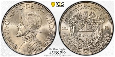 1962 1/4 B KM-11.2  Ag MS66