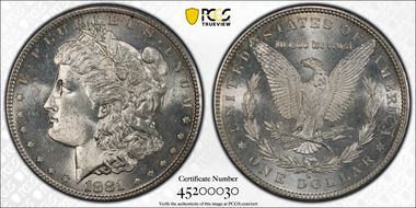 1881-S $1 MS64