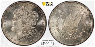 1878-S $1 MS64