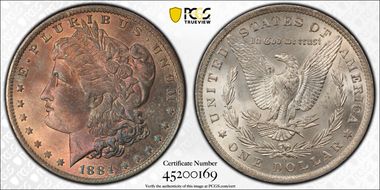 1884-O/O $1 VAM 10 N1