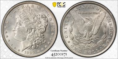 1889 $1 MS63