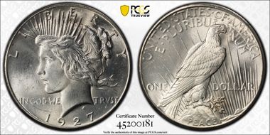 1927 $1 MS64