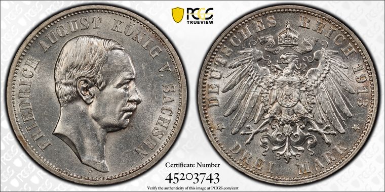 Cert 45203743 - Coin Image