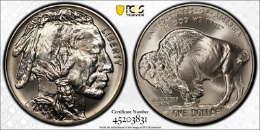 2001-D $1 Buffalo MS69