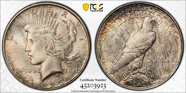 Cert 45203923 - Coin Image