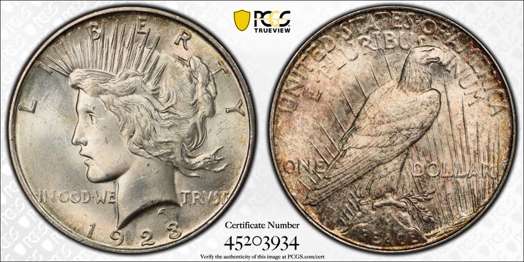 Cert 45203934 - Coin Image