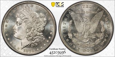 1878-S $1 MS65