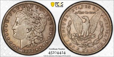 1892-S $1 VF35
