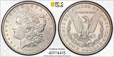 1896 $1 AU53