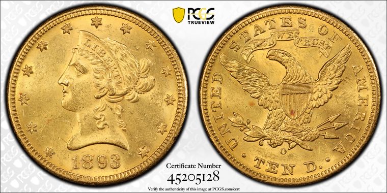 Cert 45205128 - Coin Image