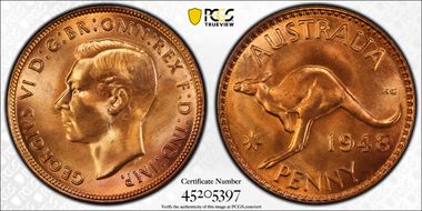 1948 (m) 1D KM-36 MS65RD