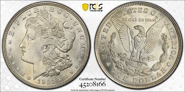 1921 $1 Morgan MS66+