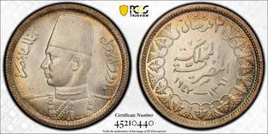 AH1361-1942 2 Pst KM-365 MS67