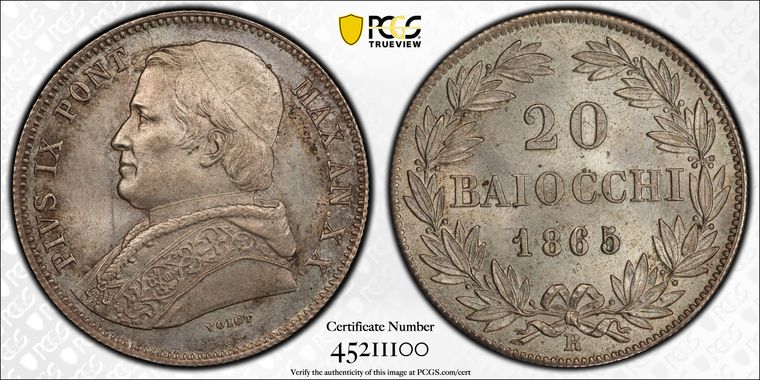 Cert 45211100 - Coin Image