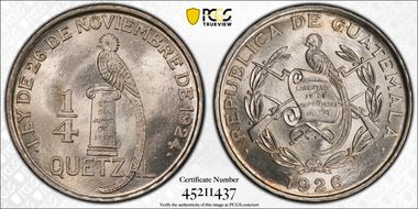 1926 1/4 Q MS64