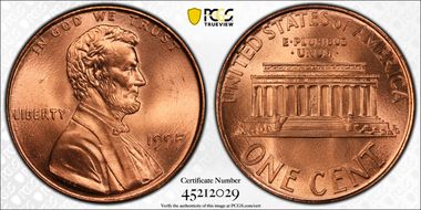 1995 1C Doubled Die Obverse MS66RD