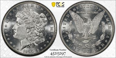 1890-CC $1 MS62