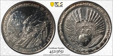 1950 Medal Grove-570a Ag Partially Frosted SP62